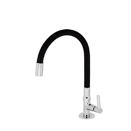 TORNEIRA TALITA 2196 GIRATÓRIA PARA MESA BICA ALTA C100 BLACK
