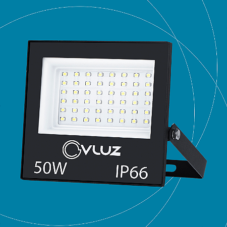 REFLETOR LED 50W 6500K BIVOLT VLUZ