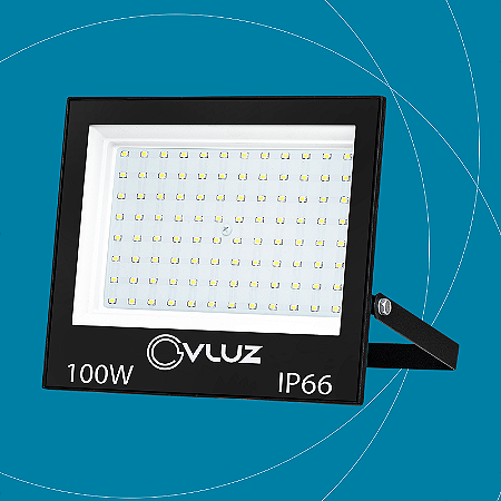 REFLETOR LED 100W 6500K BIVOLT VLUZ