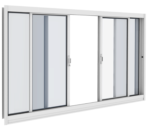 VITRO VITROLAR 4 FOLHAS SEM GRADE 120X100X12 BRANCO