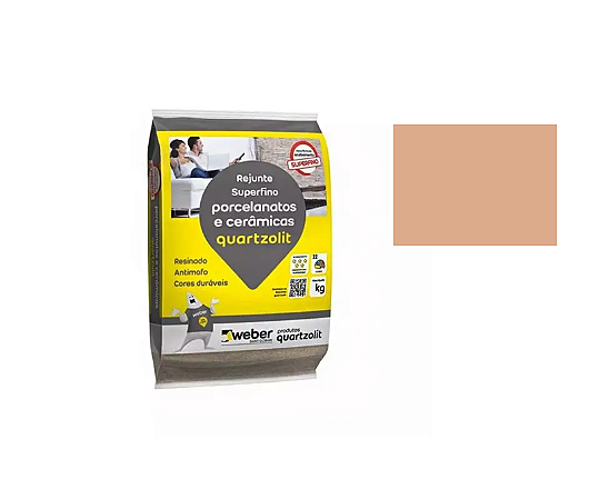 REJUNTE PORCELANATO QUARTZOLIT 5KG CAMURÇA