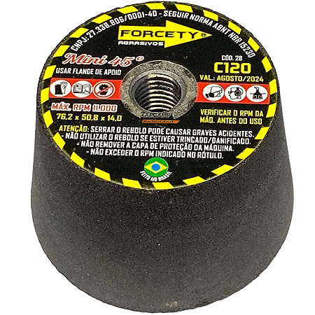 REBOLO COPO CÓNICO 3 C120 76,2X50,8 FORCETY