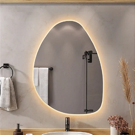 ESPELHO FABRIBAM ORGÂNICO 780X600 COM LED