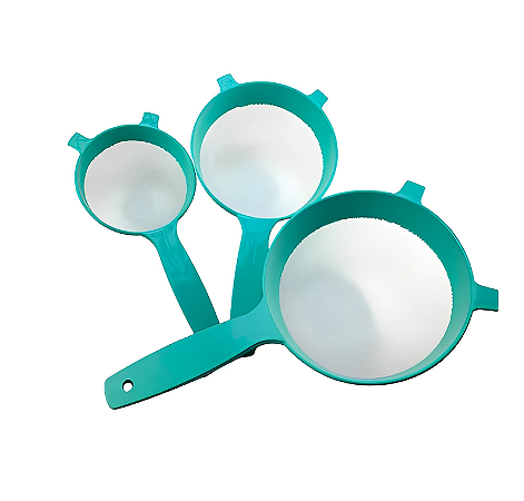 KIT PENEIRA ALVES PLÁSTICO P M G VERDE ÁGUA