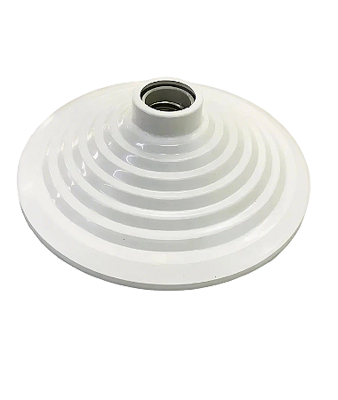 PLAFON RED ONDULADO E-27 PEQUENO 20CM BRNCO