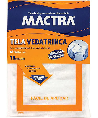 TELA VEDA TRINCA 10CM X 3MT MACTRA