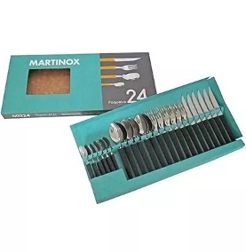 FAQUEIRO MARTINAZZO 24 PEÇAS PRETO