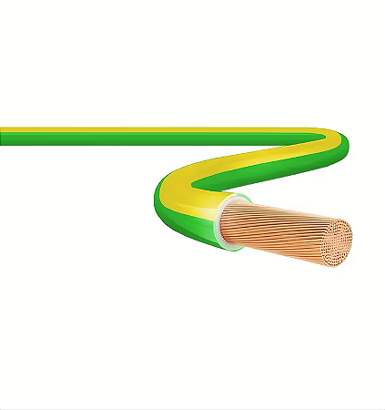 CABO FLEXÍVEL DACOTA 2,5 MM VERDE-AMARELA
