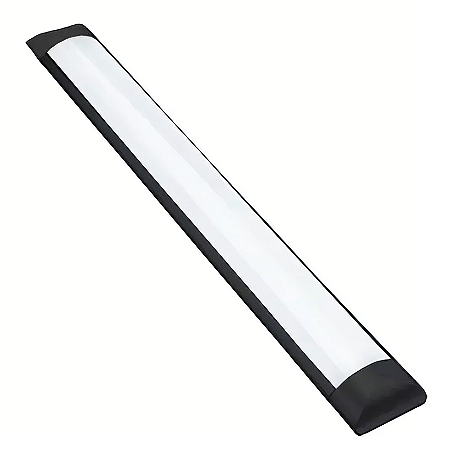 LUMINÁRIA LED SLIM 18W 4000K PRETO EMBULED