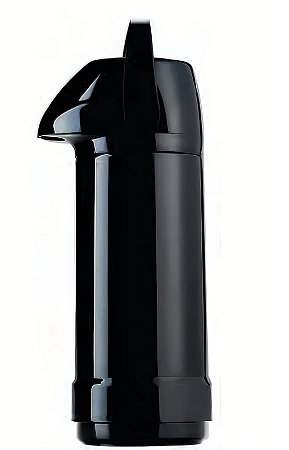 GARRAFA TÉRMICA PRESSÃO GLT LISA 1 LITRO PRETA INVICTA