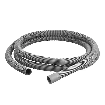 MANGUEIRA SAÍDA MAQUINA 1,60M BICA RETO 22MM CINZA