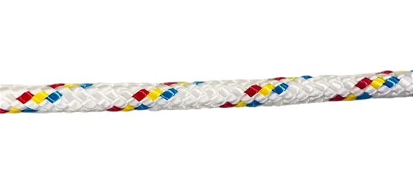 CORDA TRANÇADA PP 4.0MM VM/AM/AZ/BR RIOMAR