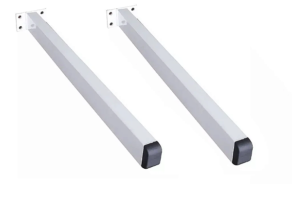 SUPORTE PIA PARAFUSO BRANCO 50CM (PAR)