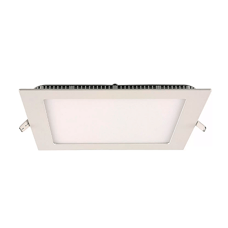 PAINEL LED EMBUTIR QUADRADA LUZ BRANCA MORNA 4100K 24W BLUMENAU