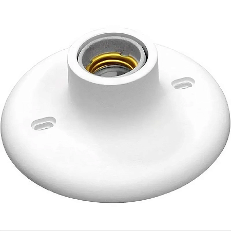 PLAFON E-27 PORCELANA 100W BRANCO AQUATOOLS