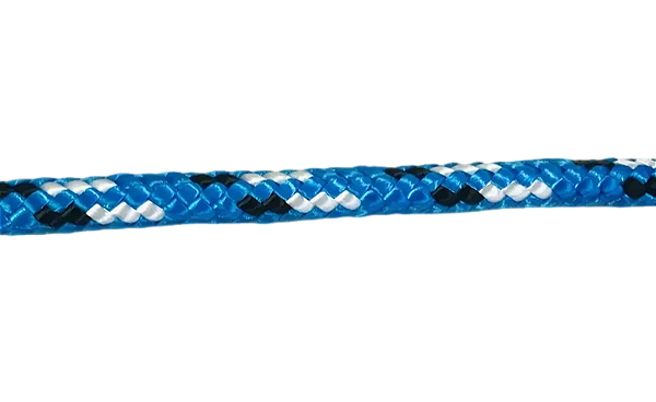 CORDA TRANCADA PP 14.0MM PRETO/ BRANCA/AZUL RIOMAR (VERIFIQUE A DESCRIÇÃO)