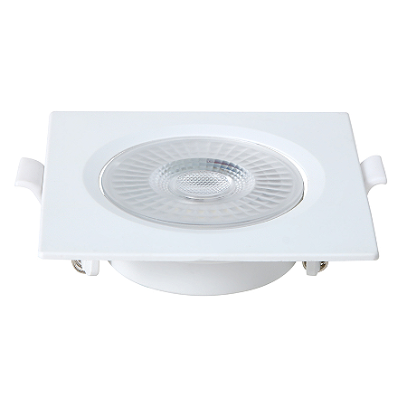SPOT LED SLIM EMBUTIR QUADRADO 6W BIVOLT LUZ BRANCA FRIA BLUMENAU
