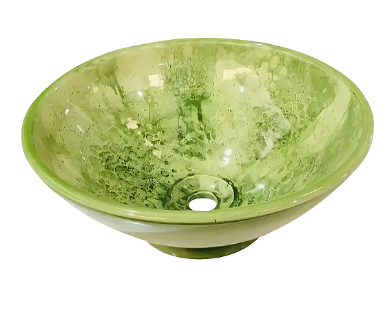 CUBA ESMALTADA DUAS FACE RDF-C-45 VERDE ABACATE