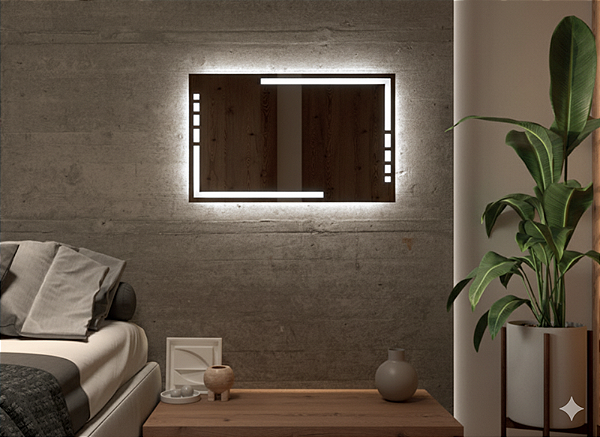 ESPELHEIRA VMEX POL LED UDINE E32 80 LUZ BRANCA FRIA 127V