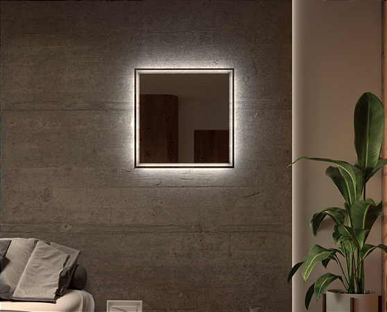 ESPELHEIRA VMEX POL LED SALERMO E33 60 LUZ BRANCA FRIA 127V