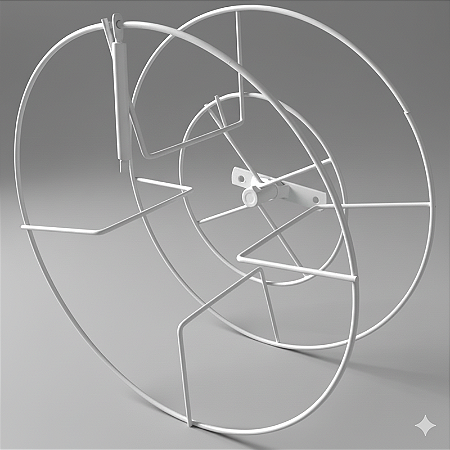 SUPORTE PARA MANGUEIRA SIMPLES BRANCO