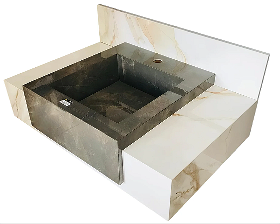 BANCADA EJS CAL GOLD CUBA CASTANHO 70X45CM