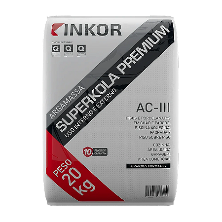 ARGAMASSA SUPERKOLA PREMIUM AC3 INKOR 20