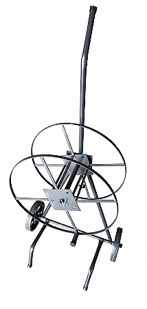 SUPORTE MANGUEIRA SEM ENGATE COM RODADA PRETO BRASSOL