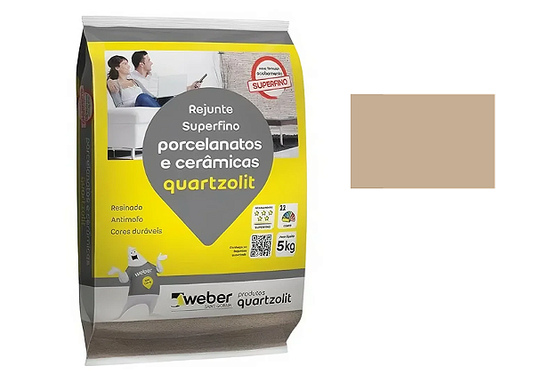 REJUNTE PORCELANATO QUARTZOLIT 5KG CORTIÇA