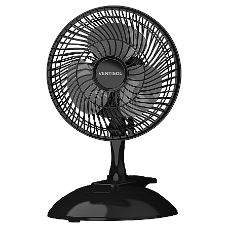 MICRO VENTILADOR VENTISOL 20CM MINI 127V BLACK