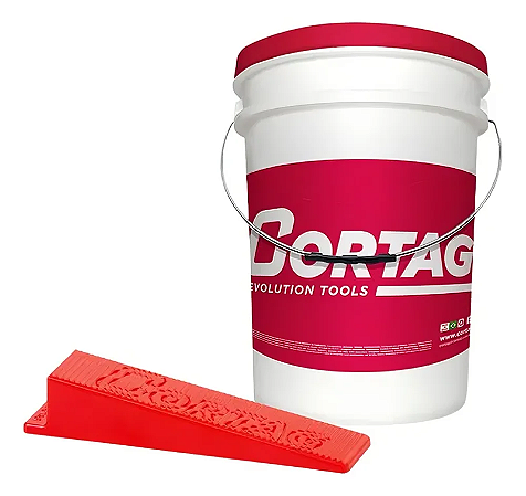 CUNHA CORTAG NIVELADOR VERMELHA BALDE 500 PEÇAS