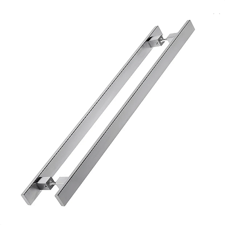 PUXADOR RETANGULAR INOX 3010 ESCOVADO DUPLO 30X10X600