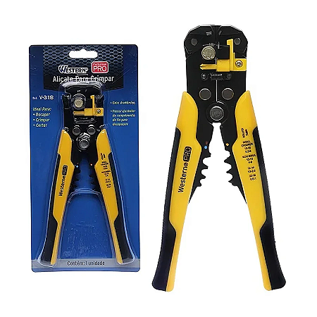 ALICATE CRIMPAR FIOS 0,2 A 6MM WESTERN