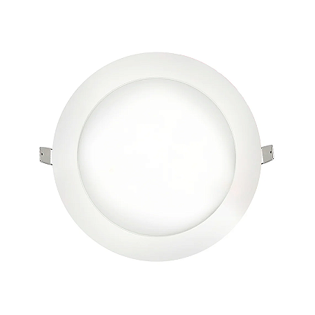 PAINEL LED EMBUTIR REDONDO 24W LUZ BRANCA FRIA OUROLUX