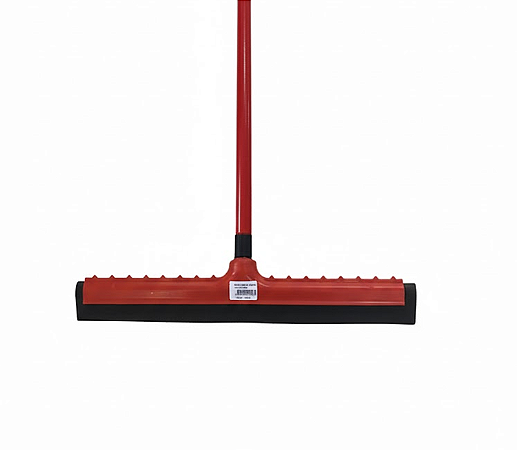 RODO 40CM PLÁSTICO CLEAN COM CABO MINEIRINHA VERMELHO