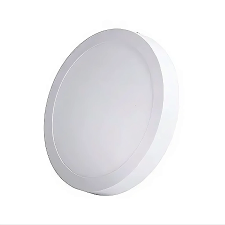 PLAFON LED SOBREPOR REDONDO 24W LUZ BRANCA FRIA FOXLUX