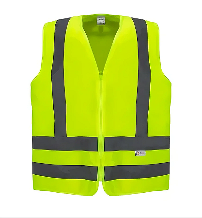 COLETE REFLETOR SEM BOLSO KALIPSO AMARELO