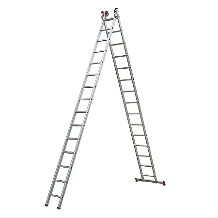 ESCADA ALUMÍNIO 3 EM 1 EXTENSIVA 15X2 DEGRAU