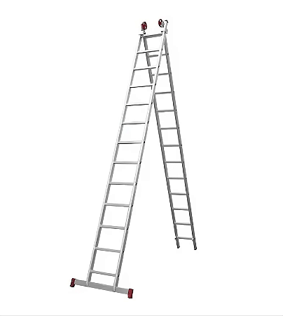 ESCADA ALUMÍNIO 3 EM 1 EXTENSIVA 13X2 DEGRAU