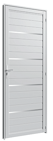 PORTA GIRO FILETADA COM FRISO 0,85X2,15X0,7 BRANCA DIREITA