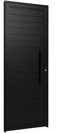 PORTA GIRATÓRIA FILETADA SEM FRISO COM PUXADOR 0,85X2,15X0,60 DIREITA