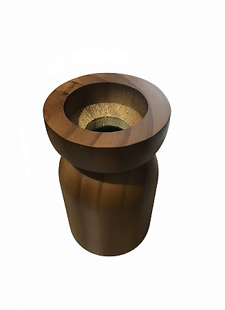 ABAJUR PARA LUZ CAMPY MADEIRA E27 7X14 PINHO