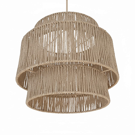 LUMINÁRIA TORRE 3BAS P PALHA MILHO 45X38