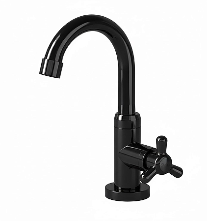 TORNEIRA DURIN LAVATÓRIO MESA BICA MÓVEL VIENNA PRETO