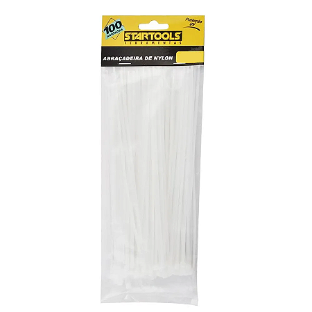 ABRAÇADEIRA NYLON BRANCA 3,6X250 STARTOOLS
