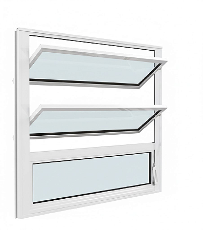 VITRO BASCULANTE ALUMÍNIO 60X60 MBOREAL BRANCO