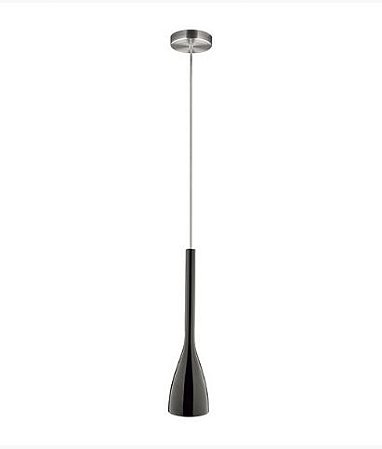 PENDENTE TULIPA 1E27 PRETO
