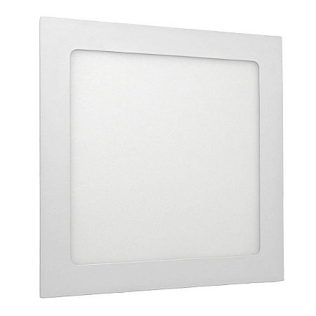 PLAFON LED EMBUTIR QUADRADO 18W BRANCO QUENTE AVANT