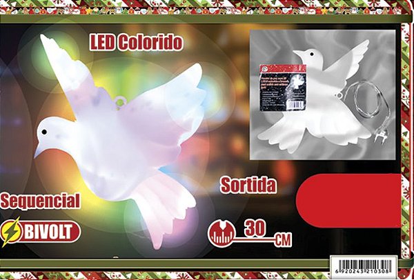 POMBA DA PAZ 20 LED SEQ BIVOLT SORTIDA