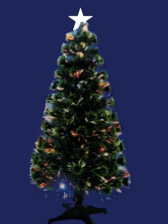 ÁRVORE DE NATAL LED BIVOLT 90CM COLORIDA